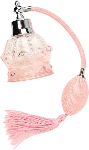 Vista 3 de None Branded YangLand - 1 botella de perfume vacía recargable de vidrio de 3.4 fl oz, botella de perfume recargable vintage, botella de vidrio