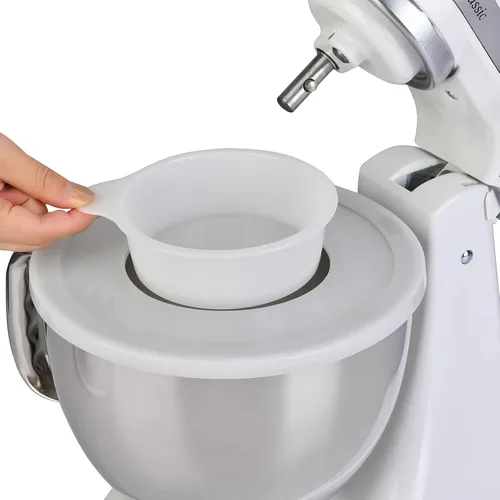 Vista 2 de KitchenAid - Juego de 2 fundas para tazones de 4.5 a 5 cuartos de galón con cabezal inclinable, tapas para tazones