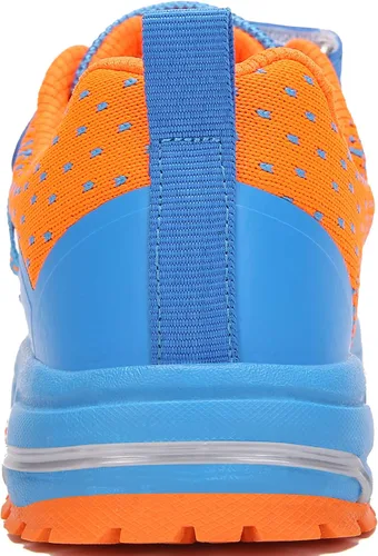 Vista 8 de KUBUA - Zapatos deportivos para niños y niñas tenis para correr ligeros transpirables deportivos y atléticos