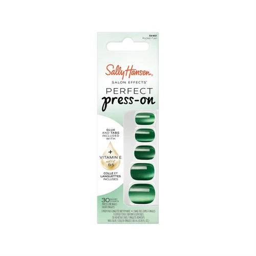 Vista 19 de Sally Hansen Pegamento perfecto para uñas con brocha, fijación de larga duración, cepillo de precisión, fórmula de vitamina E y B5, suave y no daña