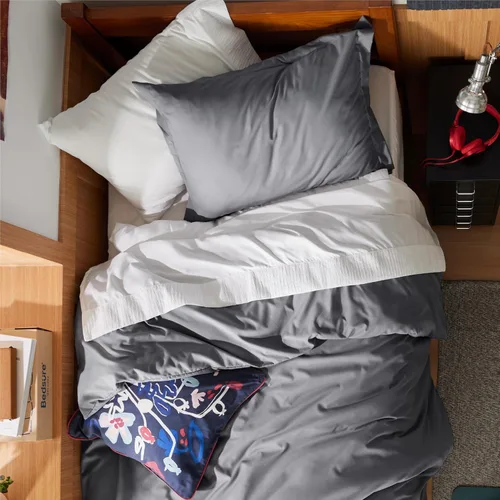 Vista 3 de Bedsure Funda de edredón tamaño individual/individual XL, juego de ropa de cama suave de doble cepillado para niños y adultos, cierre de cremallera