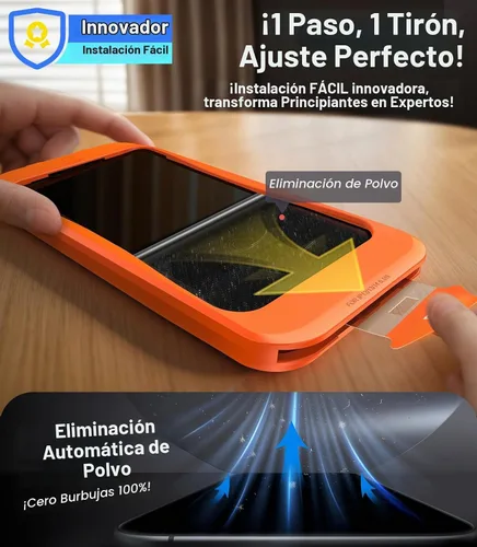 Vista 6 de UltraGlass Vidrio Ultra 9H+ para iPhone 13 Pro Max Protector de Pantalla de Privacidad [No.1 Grado Militar Irrompible y 100% Anti Espía] Vidrio