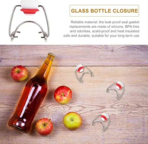 Vista 7 de DOITOOL Tapas de botella con tapa abatible, tapas de botella con tapa abatible, tapas oscilantes, equipo de elaboración de cerveza para botellas