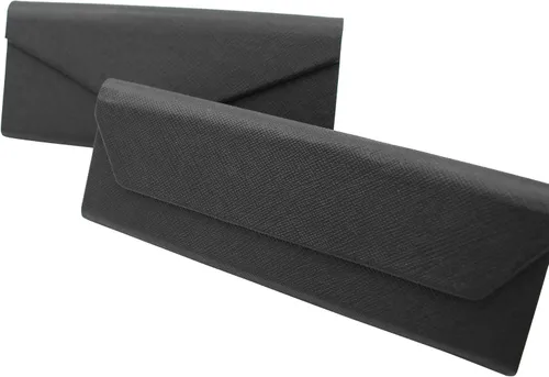 Vista 109 de Real Sic Funda para lentes de sol para hombres y mujeres, soporte magnético plegable para lentes de sol, inspirado en el color sólido