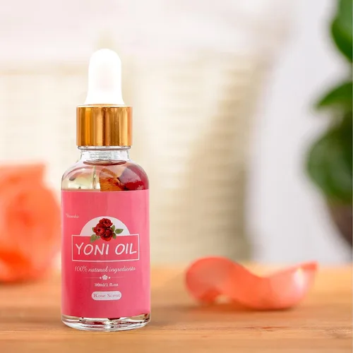 Vista 2 de 2 paquetes de aceite Yoni para mujeres, aceite íntimo desodorante femenino totalmente natural para mujeres, pH equilibrado y elimina el olor, suero