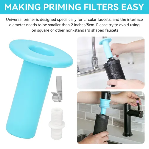 Vista 2 de Kit de imprimación de filtro para sistemas de filtración de agua alimentados por gravedad Berkey, filtros universales para sistema de agua Berkey