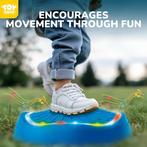 Vista 6 de TOY Life 5 Piezas de Piedras de Equilibrio Musicales con Luces para Niños, Juguetes de Interior y Exterior para Niños de 4 a 8 años, Juguetes