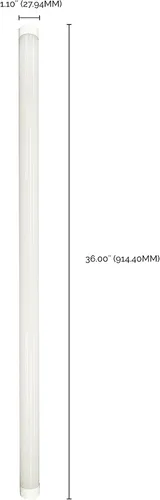 Vista 5 de Satco S49992 - Iluminación de tubo lineal LED T8 de 10 W, 120-277 voltios, 3 pies, base mediana G13 bi pin; 4000 K blanco frío; 1450 lúmenes; tipo
