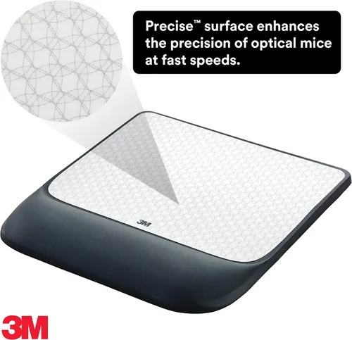 Vista 16 de Tapete para ratón, de 3M, con cubierta trasera no deslizante y diseño de ahorro de energía, estampado de mapa de bits Soothing 3M Gel Technology