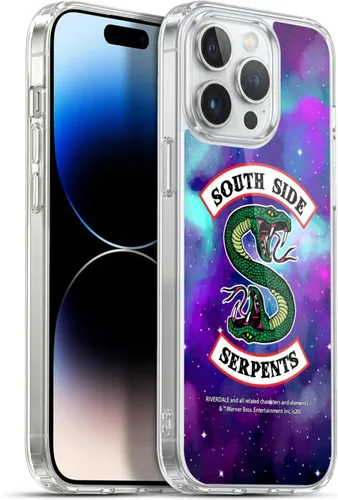Vista 14 de Head Case Designs Funda de gel suave con licencia oficial de Riverdale con logotipo de mármol blanco y negro compatible con Apple iPhone 13 Pro Max