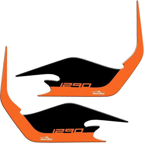 Vista 2 de Resin Bike Adhesivos 3D para motocicleta compatibles con KTM 1290 Super Adventure S y R 2021-2025. Protectores de mano(s) contra impactos