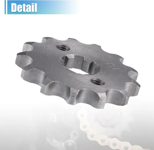 Vista 5 de X AUTOHAUX 1 juego de 428 estilo 13 dientes 0.669 in ID motocicleta piñón delantero para motocicleta 50cc 70cc 110cc 125cc motocicleta Dirt Pit Bike