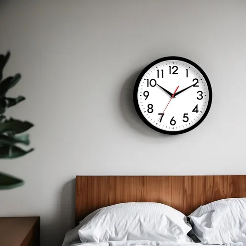 Vista 6 de DAXSMY Reloj de pared analógico pequeño de 8 pulgadas, silencioso, sin tictac, funciona con pilas, moderno, simple, decorativo, para cocina