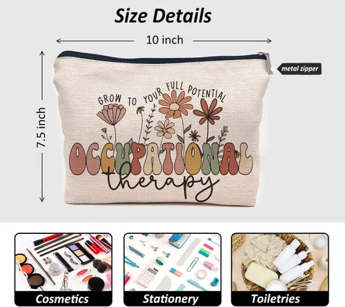 Vista 5 de IWXYI Bolsa de maquillaje OT - FT, Bolsa de maquillaje OT 1, Bohemio