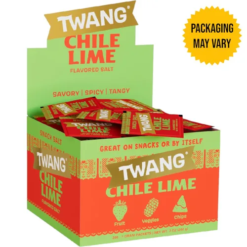 Vista 3 de Twang erz Snack Topping, Chile Lime, paquetes de 0.04 oz (paquete de 200)