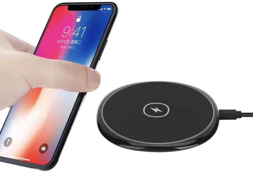 Vista 6 de Cargador inalámbrico compatible con BLU G9 Pro - Almohadilla de carga rápida de 7.5 W y 10 W Slim para modelo de teléfono G9 Pro