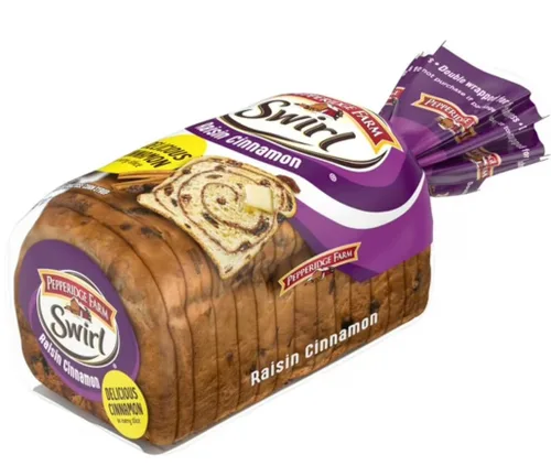 Vista 3 de Pepperidge Farm Swirl - Pan de canela con pasas marrones, 16 onzas (paquete de 2)