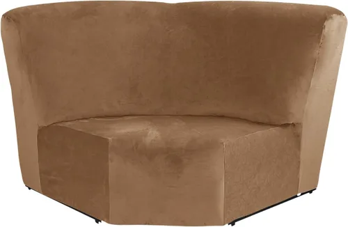Vista 14 de TOPCHANCES Funda de sofá esquinero de 1 pieza, funda de asiento de esquina adicional, funda de sofá reclinable seccional, funda de terciopelo