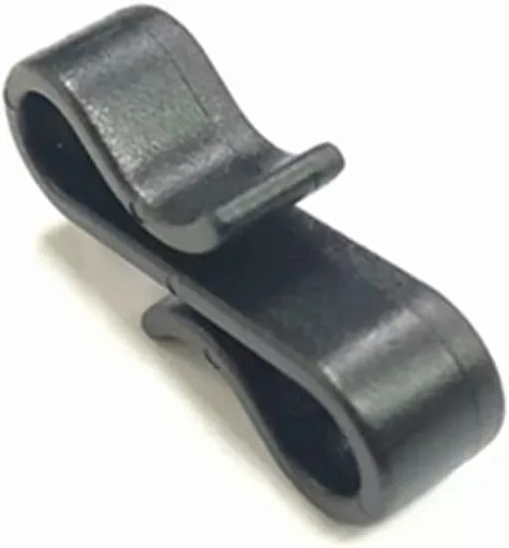Vista 3 de Teensery 100 ganchos de plástico en forma de S multiusos para el hogar, cocina, baño, jardín, tienda al aire libre, color negro