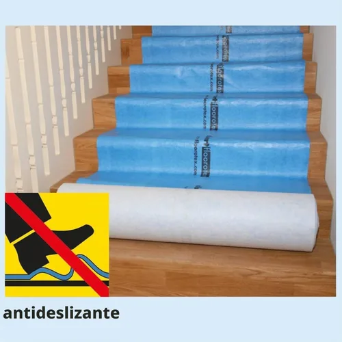 Vista 4 de Albert Floorotex Blue - Protección temporal multiusos para el suelo, rollo de 150 pies cuadrados (40 pulgadas x 45 pies)