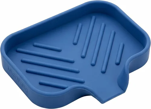 Vista 31 de MicoYang Jaboneras de Baño de Silicona con Boquilla de Drenaje - Organizador de Fregadero de Baño y Cocina, Soporte para Esponja, Bandeja de Jabón