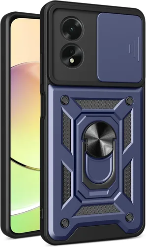 Vista 195 de Compatible con Tecno Pova Neo 2 Bracket Shell, con cubierta deslizante para lente de cámara compatible con Tecno Pova Neo 2 LG6n Case Negro