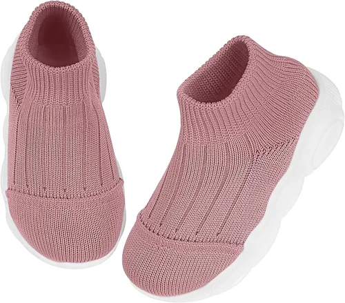 Vista 38 de Zapatos de bebé Pantuflas para niños pequeños, calcetines para niños y niñas, suela antideslizante