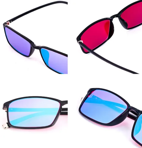 Vista 6 de ZIIZZ Lentes daltónicos – Lentes azules multicapa rojo/verde