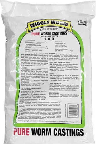 Vista 2 de Abono orgánico Unco Industries Wiggle para mejorar suelos, 15 libras