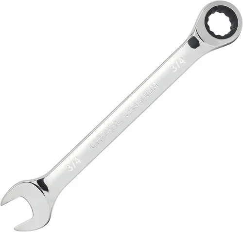 Vista 20 de Llave combinada de trinquete de 1 pulgada SAE 72 dientes, caja de trinquete de 12 puntos, llave inglesa de extremo abierto y herramientas