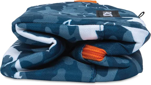 Vista 5 de PackIt Caja de Aperitivos Congelable, Camuflaje Tiburón, Construida con Tecnología ECOFREEZE, Plegable, Reutilizable, Cierre con Cremallera y Asa