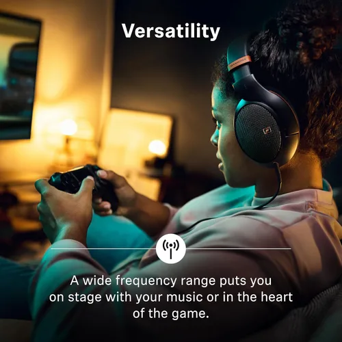 Vista 13 de Sennheiser HD 505 - Auriculares con cable supraaurales con sonido transparente y graves controlados, auriculares de estudio de mayor comodidad