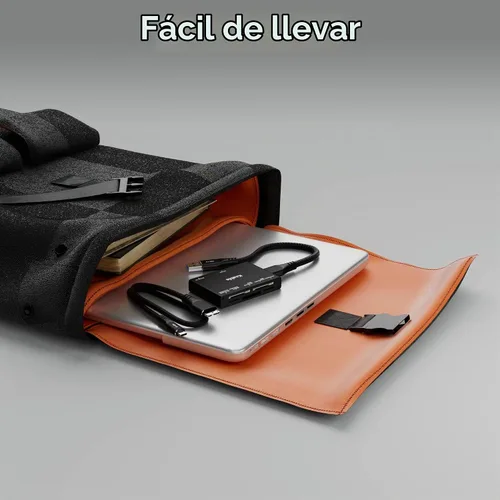 Vista 7 de Lector de tarjetas SD 7 en 1, Kxable USB 3.0 lector de tarjetas de memoria/escritor de 5 Gbps, para SD/Micro SD/MS/CF/MMC/XD/SDHC/SDXC, lector