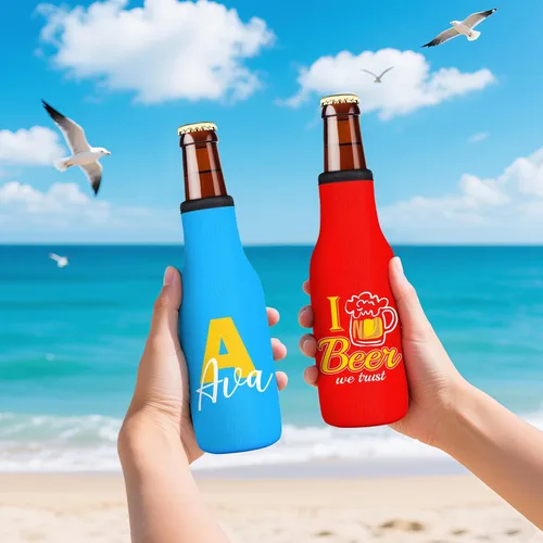 Vista 4 de Neopreno estándar de encargo de los aisladores 12oz de la manga