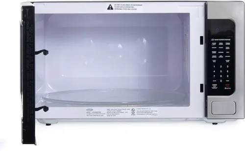 Vista 7 de Cosmo COS-BIM22SSB 61 cm Colección Nebula Horno microondas para encimera de 2.2 pies cúbicos en acero inoxidable Cosmo COS-BIM22SSB 1200W
