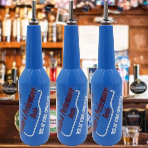 Vista 6 de Juego de 3 botellas de práctica para barman