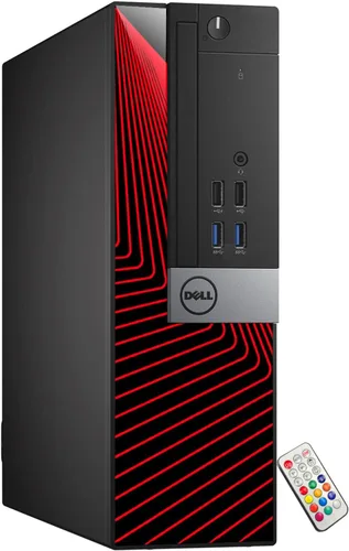 Vista 8 de Dell Computadora de escritorio Optiplex de factor de forma pequeño Intel 8ª generación i5-8500 (6 núcleos) hasta 4.10 GHz Memoria RAM DDR4 de 16