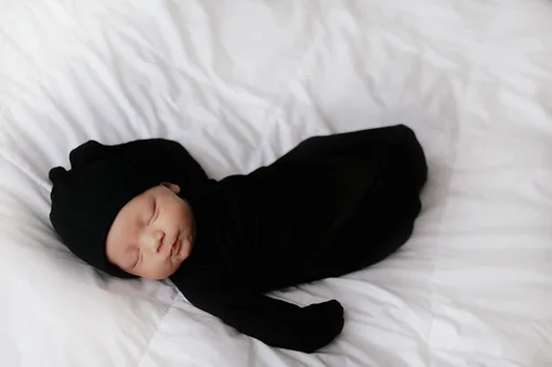 Vista 106 de Three Little Tots Vestido de corbata anudada para bebé recién nacido - Bebé