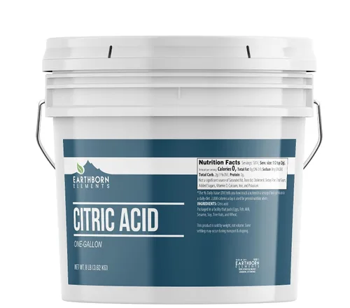 Vista 10 de Earthborn Elements Ácido cítrico, seguro para alimentos, conservante y limpiador (2 libras)