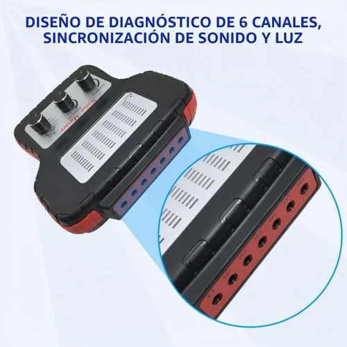 Vista 4 de ZKTOOL Kit de estetoscopio electrónico de chasis con auriculares, estetoscopio electrónico automotriz, juego de herramientas de prueba de sonido