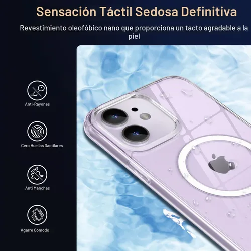 Vista 6 de MOCCA - Funda transparente para iPhone 11, transparente transparente (A-Clear)