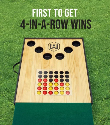 Vista 3 de Wicked Big Sports Fore Across Juego de golf Putting Connect de cuatro estilos Practica de golf con precisión estilo de juego con Putting Green