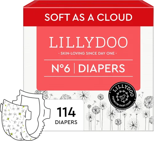 Vista 10 de LILLYDOO - Pañales para bebé, talla 5 (24+ libras), 66 unidades, hipoalergénicos y TCF