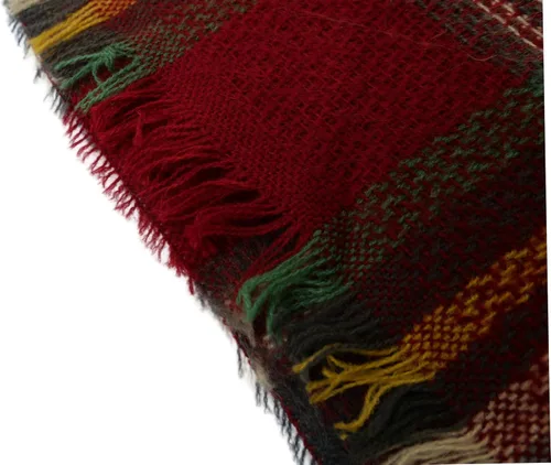 Vista 15 de Wander Agio - Bufanda envolvente con diseño a cuadros o triangular para mujer, cálida y larga, de punto, sensación de cachemira, chal