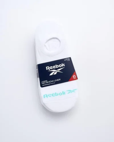 Vista 2 de Reebok Calcetines para mujer - Forros ligeros que no se muestran paquete de 6