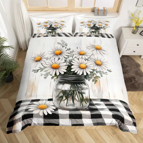 Vista 10 de Funda de edredón del espacio exterior, juego de ropa de cama bohemio para niños, funda de edredón de constelación de planeta para decoración de Negro