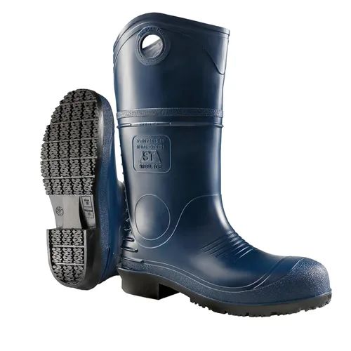 Vista 12 de Dunlop 8908603 Durapro - Botas con puntera de acero de seguridad, material de PVC de polimezcla 100% impermeable, cómodas plantillas energizantes