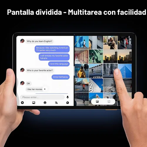 Vista 6 de Callsky-Tab Tablet Android, tableta Android 15 de 10.1 pulgadas con procesador Octa-core RAM 12 GB ROM 64 GB (hasta 2 TB), resolución de 800 x 1280