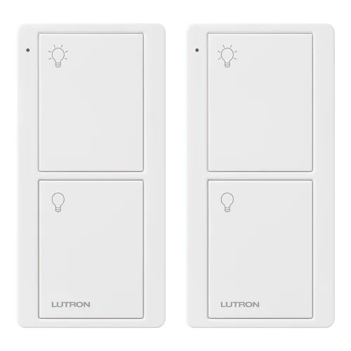 Vista 7 de Lutron Pico - Control remoto para interruptor inteligente Caseta, control de 2 botones, control de encendido/apagado, para uso en mesa o montaje