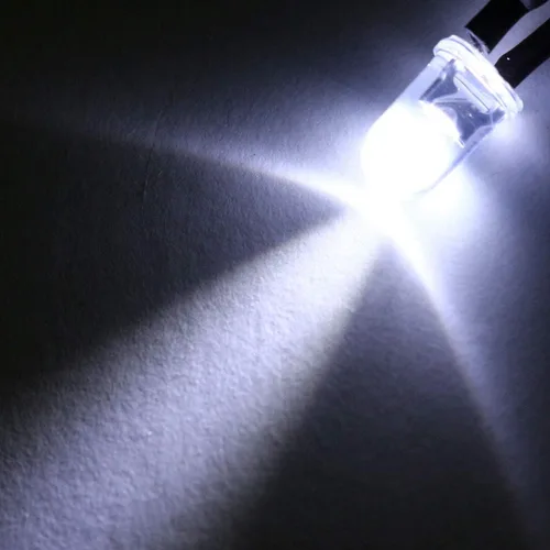 Vista 4 de uxcell 10pcs 0.118 in pre cableado LED, blanco DC3-5V lente transparente, diodos emisores de luz